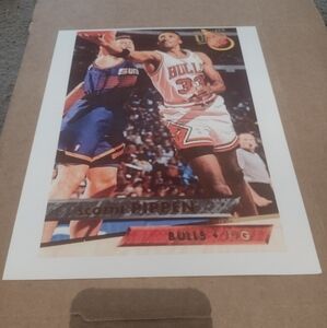 NEW! SCOTTIE PIPPEN 8.5x11 ULTRA PREMIUM GLOSSY 1993 BULLS FINALS VS SUNS POSTER